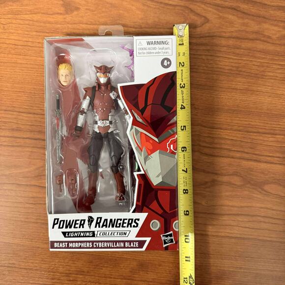 Power Rangers Lightning Collection Beast Morphers Cybervillain Blaze NEW SEALED - Picture 5 of 6